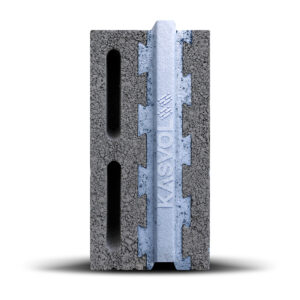 Volcanic Concrete Block Prime Blue 11.5cm EPS-Insulated Code Compliant