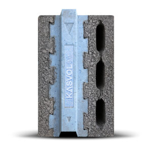Volcanic Sandwich Block | Prime Blue 11.5cm EPS-Insulated  Code Compliant