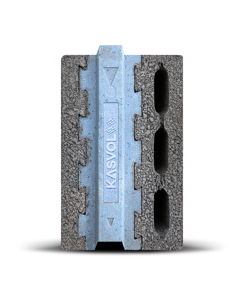 Volcanic Sandwich Block | Prime Blue 11.5cm EPS-Insulated Code Compliant
