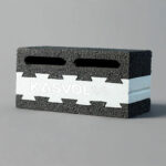 Saudi Ribbed Volcanic Insulated Block | 18 N/mm²